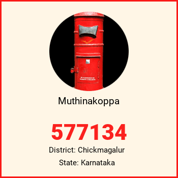 Muthinakoppa pin code, district Chickmagalur in Karnataka