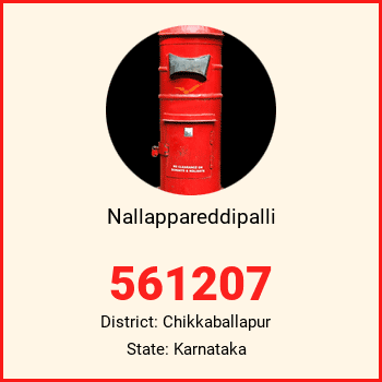 Nallappareddipalli pin code, district Chikkaballapur in Karnataka
