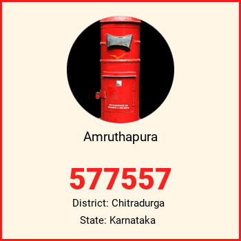 Amruthapura pin code, district Chitradurga in Karnataka