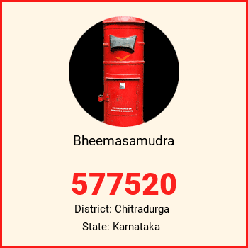 Bheemasamudra pin code, district Chitradurga in Karnataka