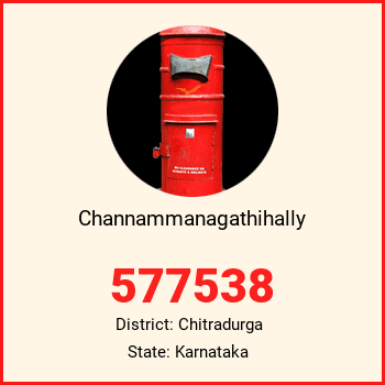 Channammanagathihally pin code, district Chitradurga in Karnataka