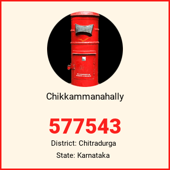 Chikkammanahally pin code, district Chitradurga in Karnataka