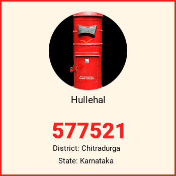 Hullehal pin code, district Chitradurga in Karnataka