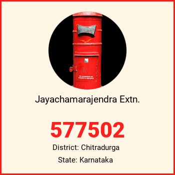 Jayachamarajendra Extn. pin code, district Chitradurga in Karnataka