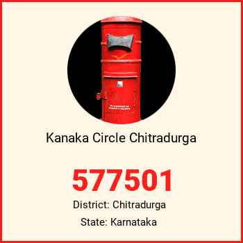 Kanaka Circle Chitradurga pin code, district Chitradurga in Karnataka
