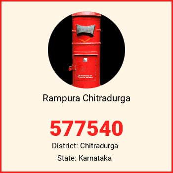 Rampura Chitradurga pin code, district Chitradurga in Karnataka