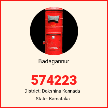 Badagannur pin code, district Dakshina Kannada in Karnataka