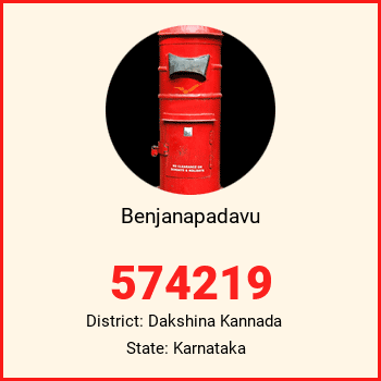 Benjanapadavu pin code, district Dakshina Kannada in Karnataka
