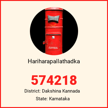 Hariharapallathadka pin code, district Dakshina Kannada in Karnataka