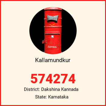 Kallamundkur pin code, district Dakshina Kannada in Karnataka