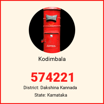 Kodimbala pin code, district Dakshina Kannada in Karnataka