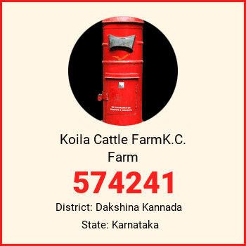 Koila Cattle FarmK.C. Farm pin code, district Dakshina Kannada in Karnataka