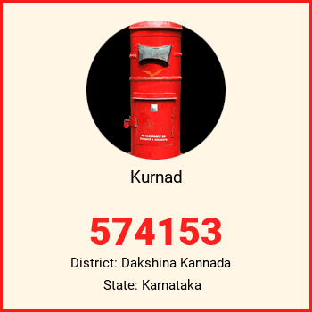 Kurnad pin code, district Dakshina Kannada in Karnataka