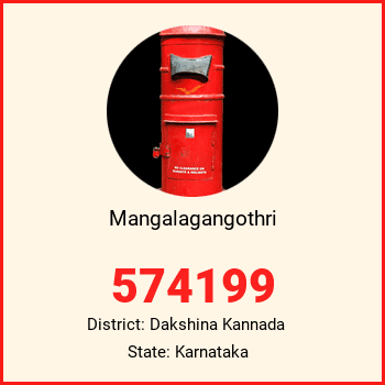 Mangalagangothri pin code, district Dakshina Kannada in Karnataka