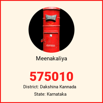 Meenakaliya pin code, district Dakshina Kannada in Karnataka