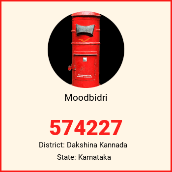 Moodbidri pin code, district Dakshina Kannada in Karnataka