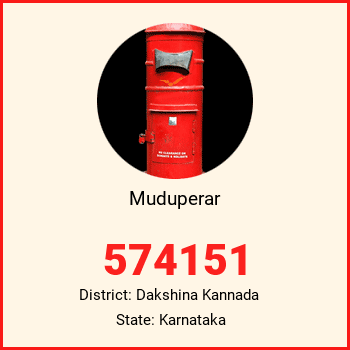 Muduperar pin code, district Dakshina Kannada in Karnataka