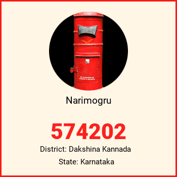 Narimogru pin code, district Dakshina Kannada in Karnataka