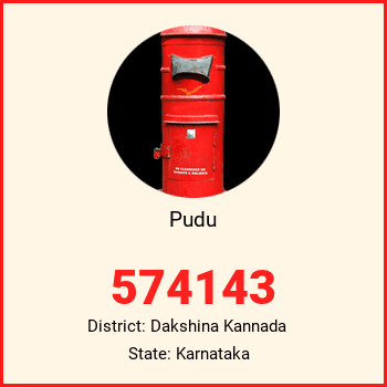 Pudu pin code, district Dakshina Kannada in Karnataka