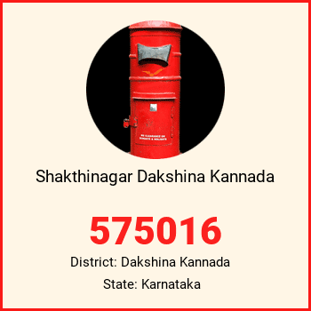 Shakthinagar Dakshina Kannada pin code, district Dakshina Kannada in Karnataka