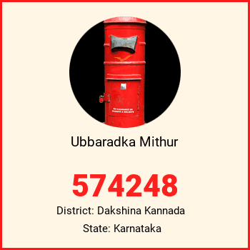 Ubbaradka Mithur pin code, district Dakshina Kannada in Karnataka