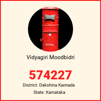 Vidyagiri Moodbidri pin code, district Dakshina Kannada in Karnataka