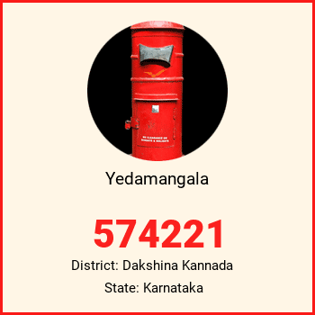 Yedamangala pin code, district Dakshina Kannada in Karnataka