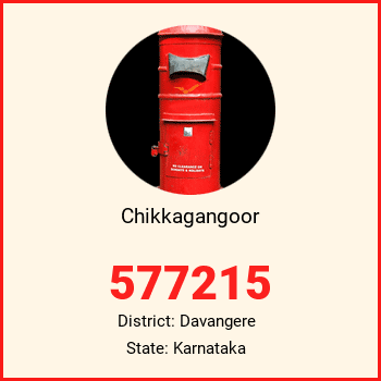 Chikkagangoor pin code, district Davangere in Karnataka