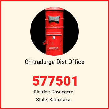 Chitradurga Dist Office pin code, district Davangere in Karnataka