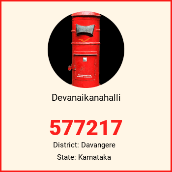 Devanaikanahalli pin code, district Davangere in Karnataka