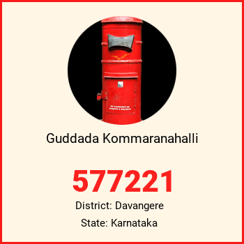 Guddada Kommaranahalli pin code, district Davangere in Karnataka