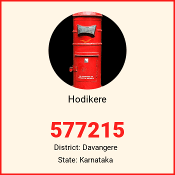 Hodikere pin code, district Davangere in Karnataka