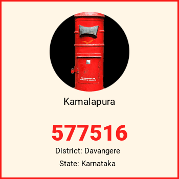 Kamalapura pin code, district Davangere in Karnataka