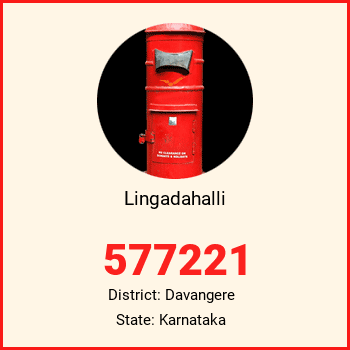 Lingadahalli pin code, district Davangere in Karnataka