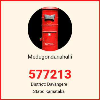 Medugondanahalli pin code, district Davangere in Karnataka