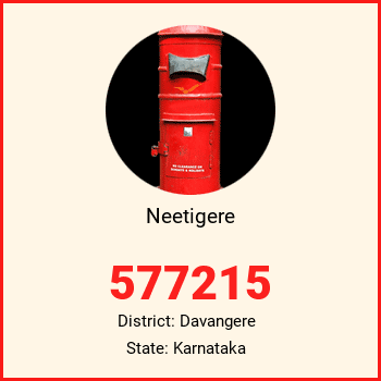 Neetigere pin code, district Davangere in Karnataka