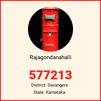 Rajagondanahalli pin code, district Davangere in Karnataka
