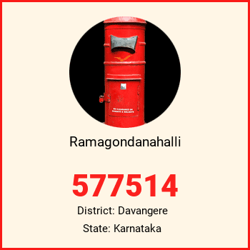 Ramagondanahalli pin code, district Davangere in Karnataka