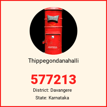 Thippegondanahalli pin code, district Davangere in Karnataka
