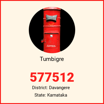 Tumbigre pin code, district Davangere in Karnataka