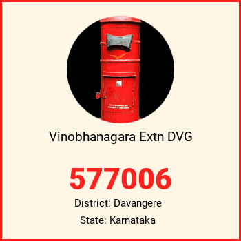 Vinobhanagara Extn DVG pin code, district Davangere in Karnataka