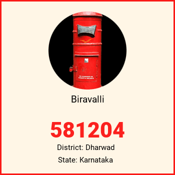 Biravalli pin code, district Dharwad in Karnataka