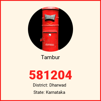 Tambur pin code, district Dharwad in Karnataka