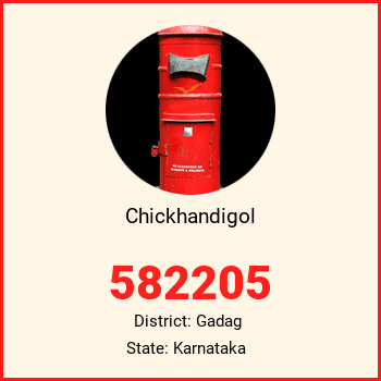 Chickhandigol pin code, district Gadag in Karnataka