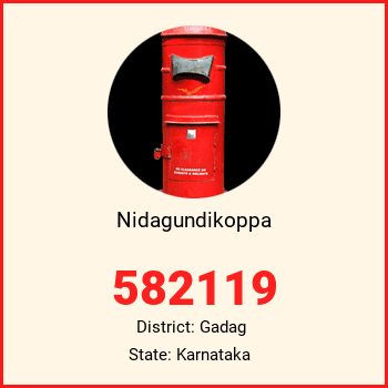 Nidagundikoppa pin code, district Gadag in Karnataka