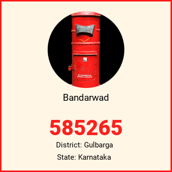 Bandarwad pin code, district Gulbarga in Karnataka