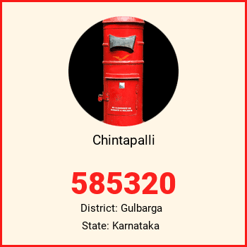 Chintapalli pin code, district Gulbarga in Karnataka