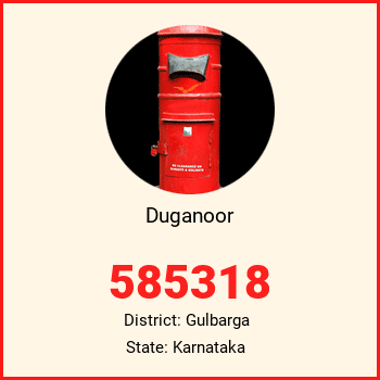 Duganoor pin code, district Gulbarga in Karnataka