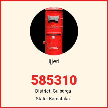 Ijjeri pin code, district Gulbarga in Karnataka