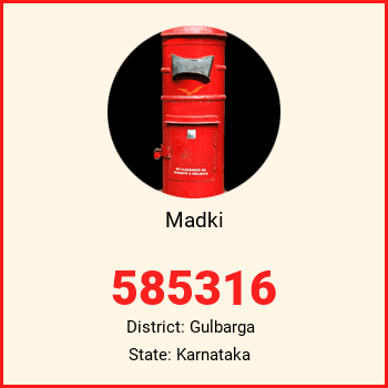 Madki pin code, district Gulbarga in Karnataka
